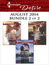 Cover image for Harlequin Desire August 2014 - Bundle 2 of 2: Taming the Takeover Tycoon\Redeeming the CEO Cowboy\A Bride's Tangled Vows